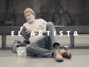 The Artist as played by actor Colin Reeves